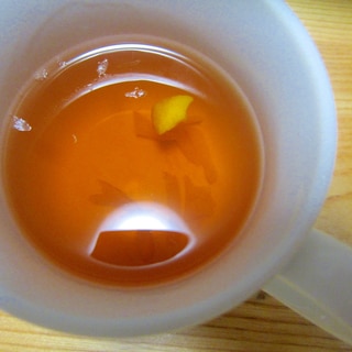 蜜柑の氷砂糖煮シロップと柚子砂糖漬けの紅茶